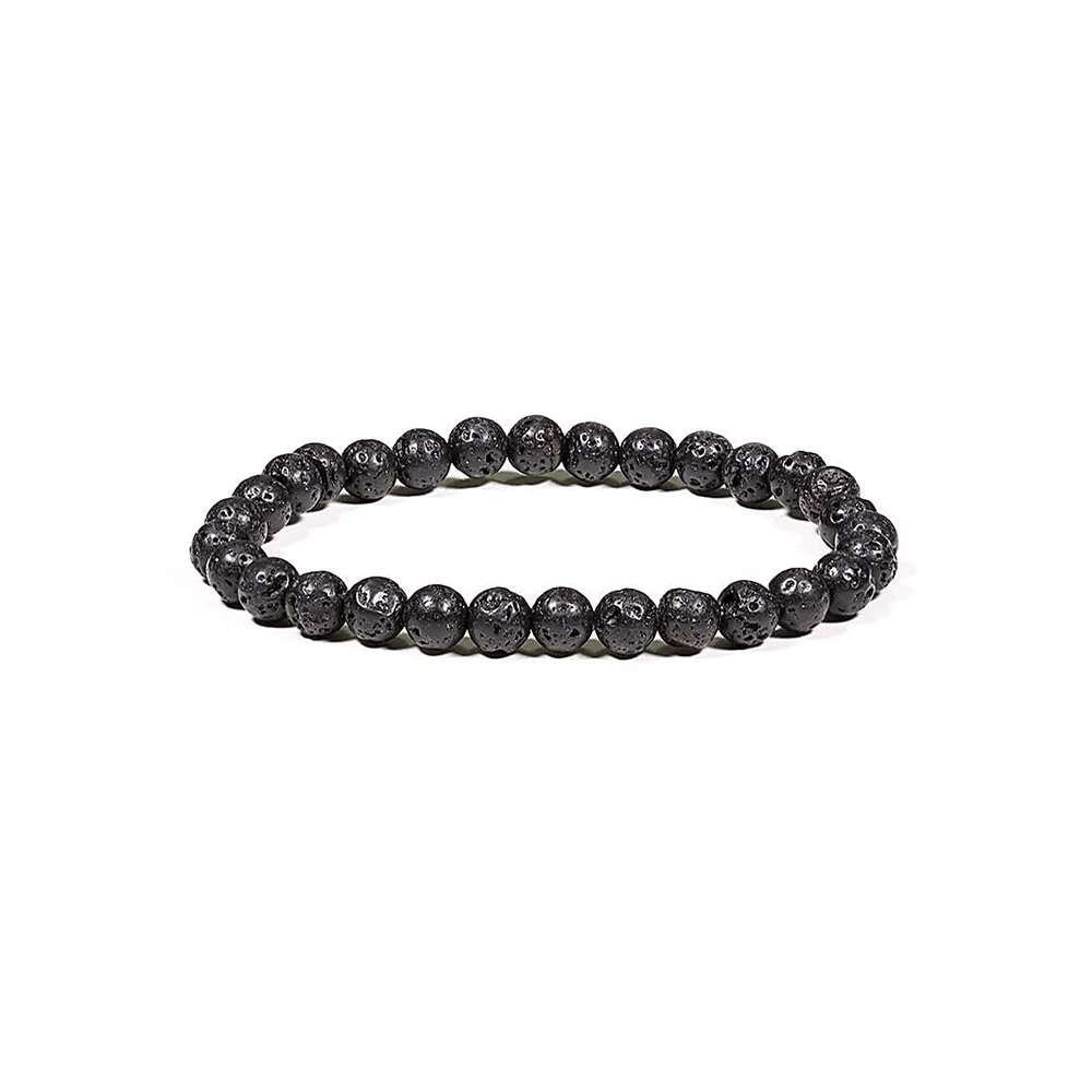 Armband Lavastein schmal