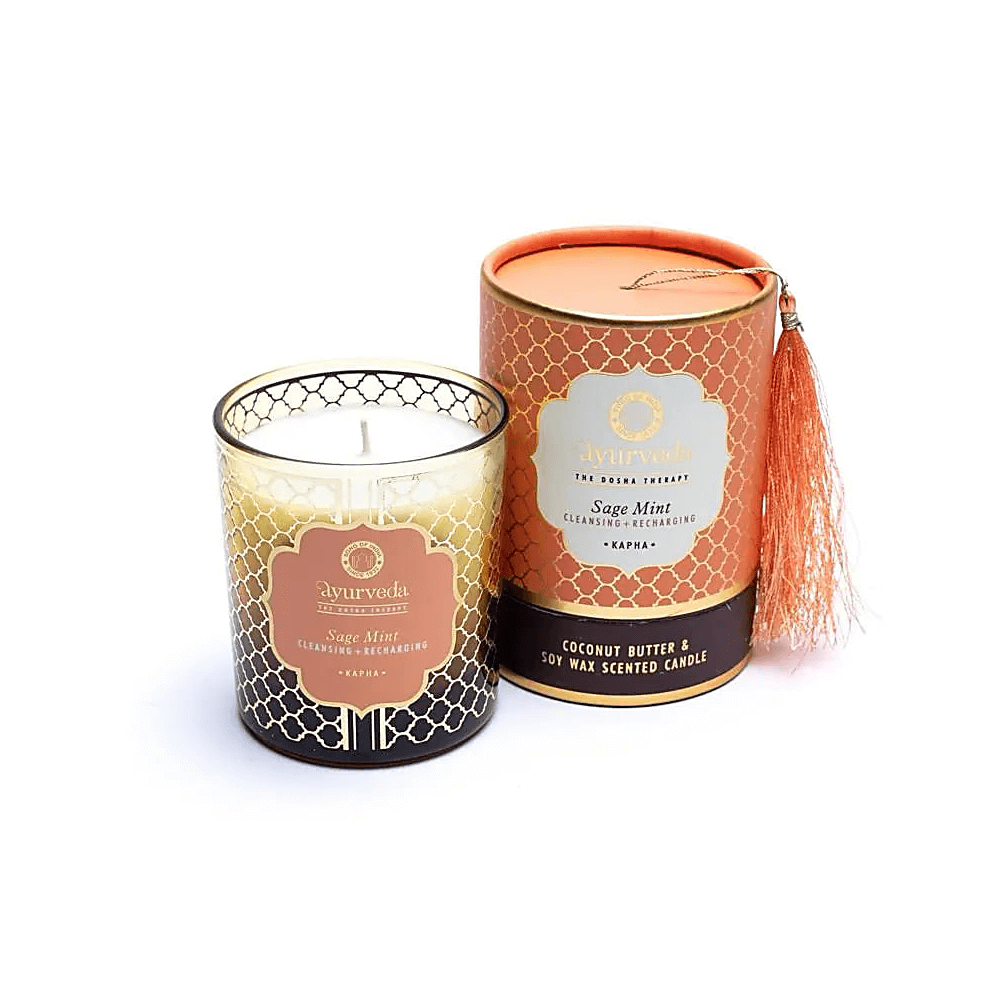 Ayurveda Kapha Salbei Minze Duftkerze