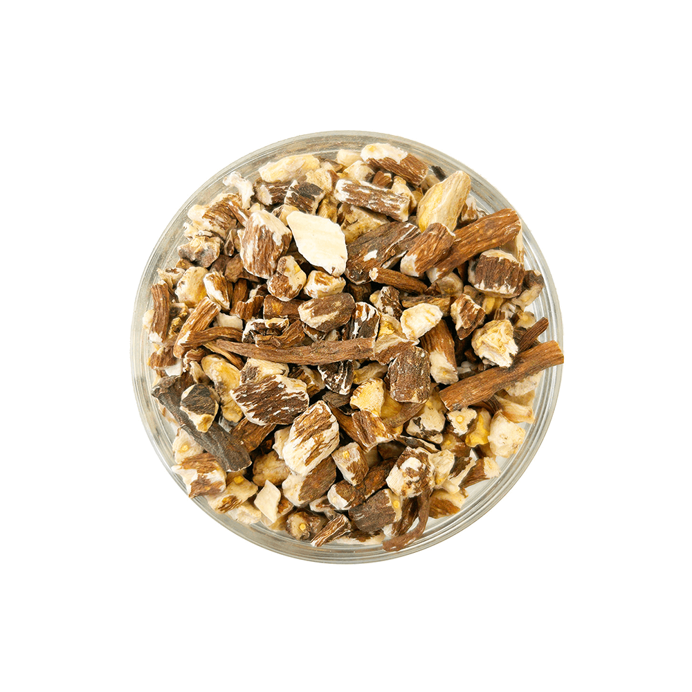 Bio Löwenzahnwurzel geschnitten