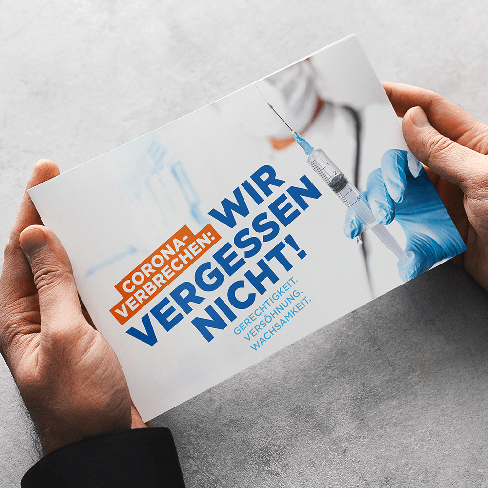 Broschüre „Corona-Verbrechen: Wir vergessen nicht!“