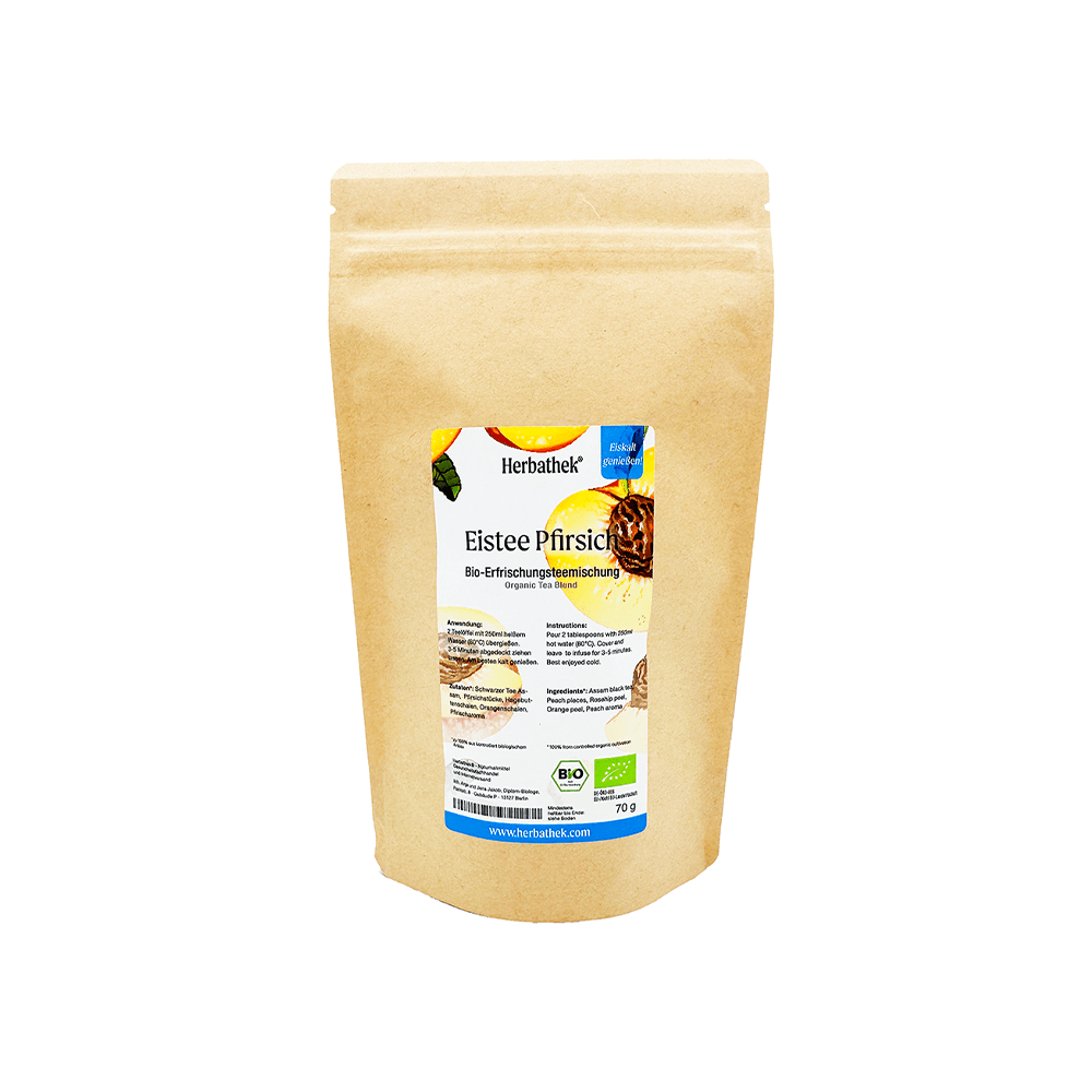 Eistee Pfirsich – Bio Teemischung