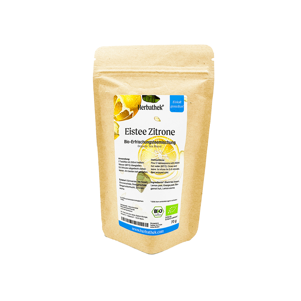 Eistee Zitrone – Bio Teemischung
