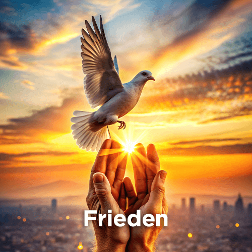 Menübild zur Kategorie der Friedensprodukte im AUF1 Shop