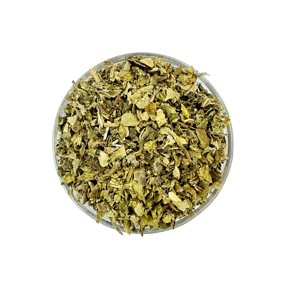 Bio Malvenblätter geschnitten