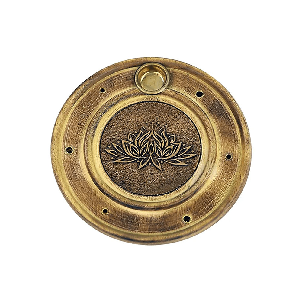 Räucherstäbchen- und Weihrauchkegelhalter Lotus