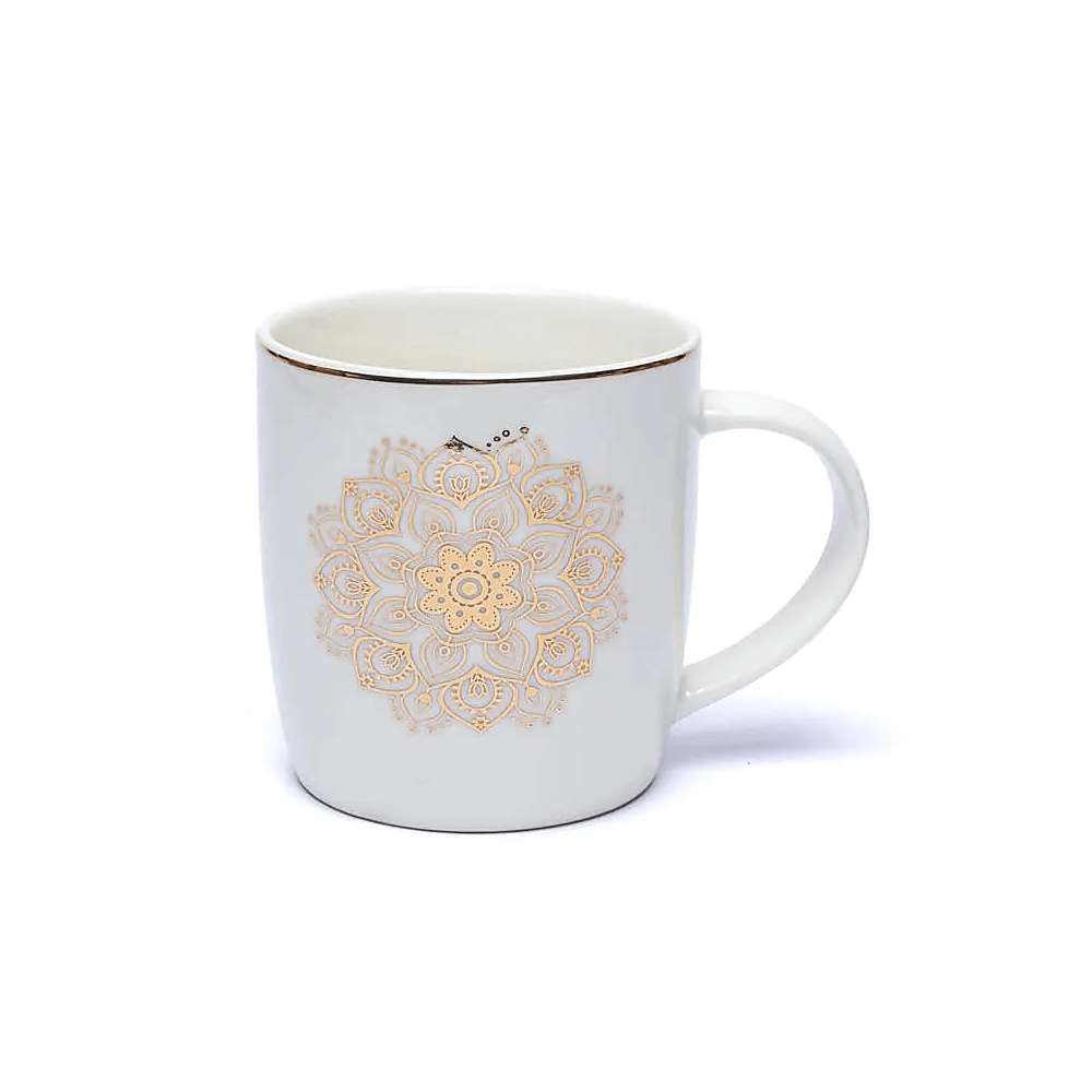Teetasse mit Sieb Mandala