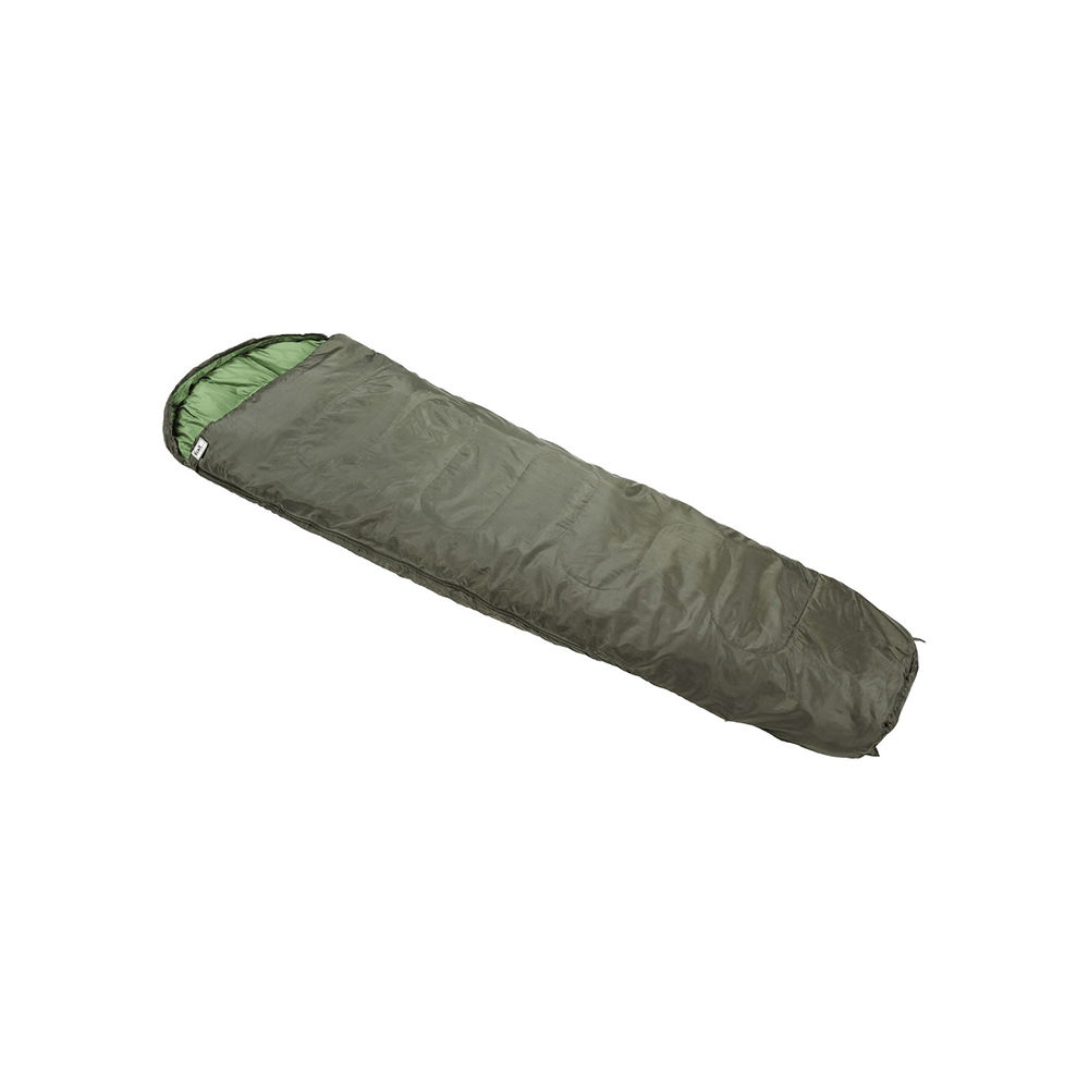 Mumienschlafsack, oliv, 2-lagige Füllung