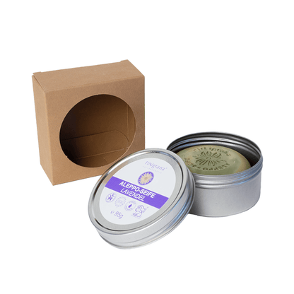 Aleppo Lavendelseife in der Dose