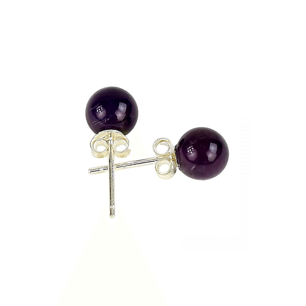 Amethystohrstecker 925er Silber