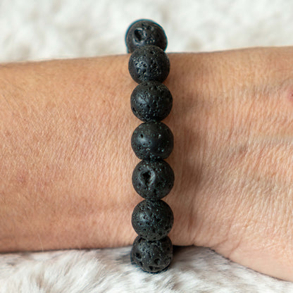 Armband Lavastein