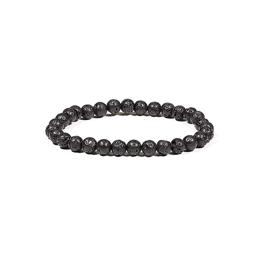 Armband Lavastein schmal