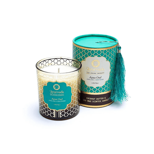 Ayurveda Pitta aqua oud Duftkerze