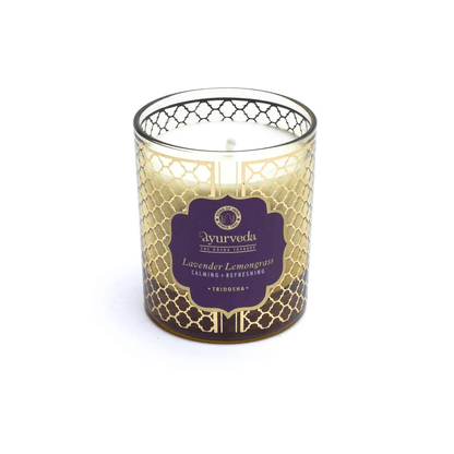 Ayurveda Lavendel Zitronengras Duftkerze