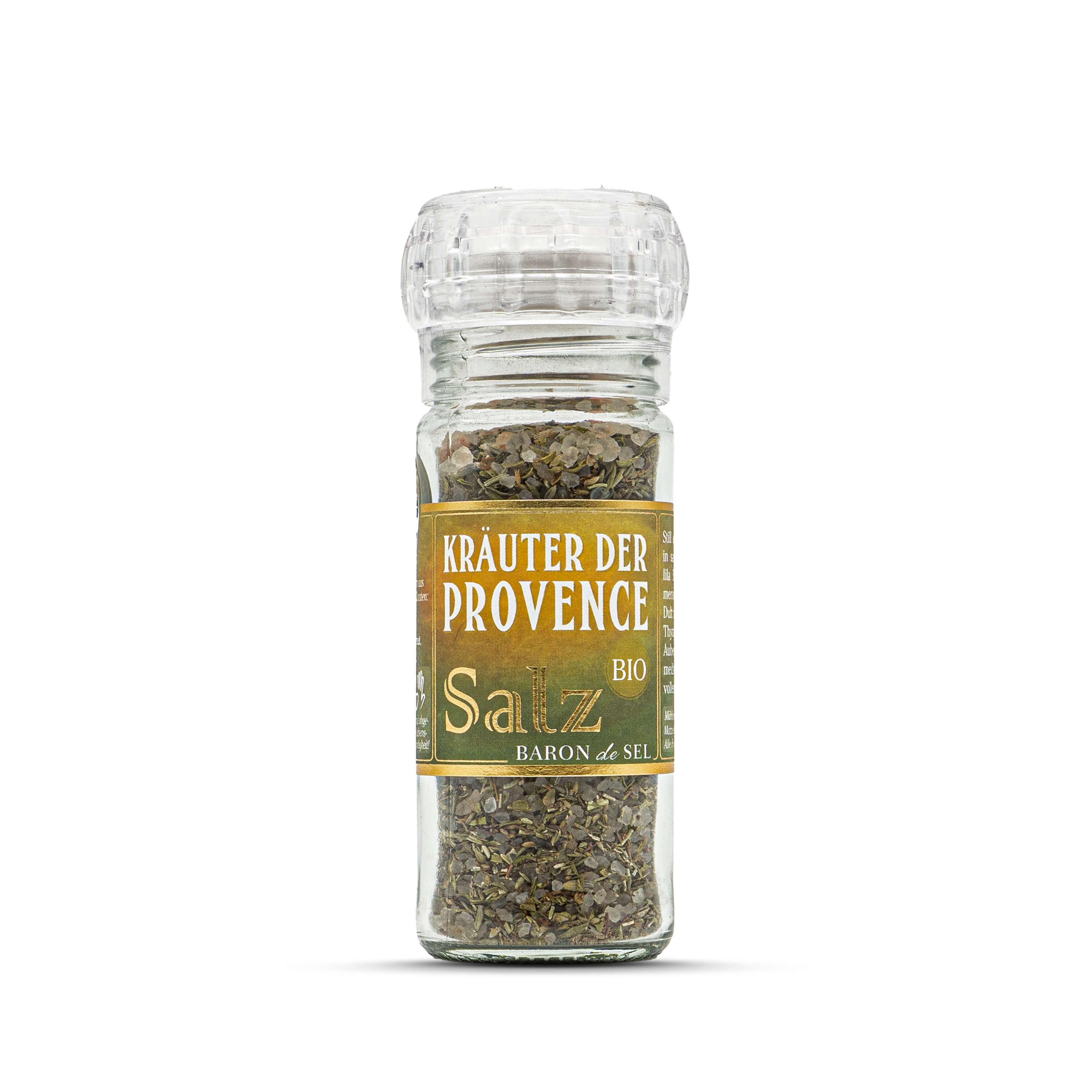 Bio Kräuter der Provence Meersalz Keramikmühle (80g)