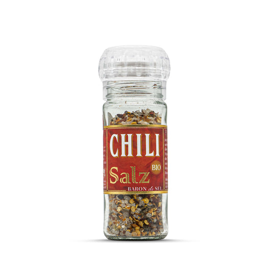 Bio Chili Salz Keramikmühle (75g)