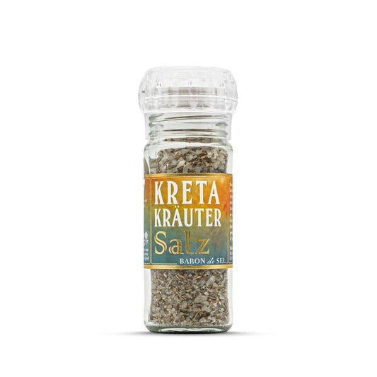 Kreta Kräuter Salz Keramikmühle (80g)