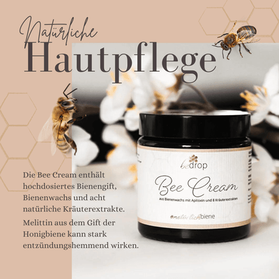 Bee Cream Bienengiftsalbe und 8 Kräuterextrakten