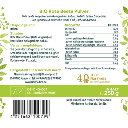 Bio Rote Beete Pulver