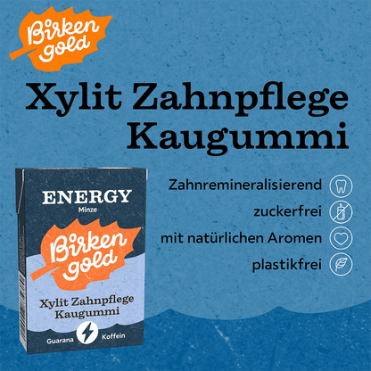 Xylit Zahnpflege Kaugummi Energy