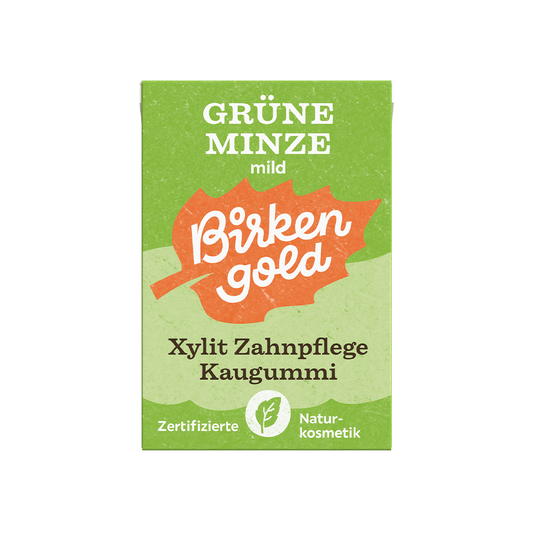Xylit Zahnpflege Kaugummi Grüne Minze