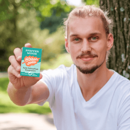 Xylit Zahnpflege Kaugummi Pfefferminze