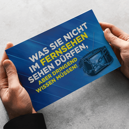 Broschüre „Was Sie nicht im Fernsehen sehen dürfen“