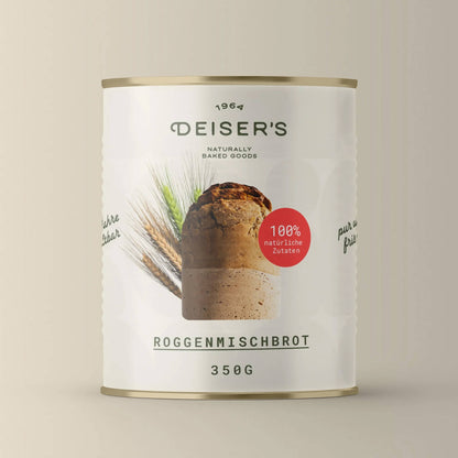 Deiser Dosenbrot Roggenmischbrot