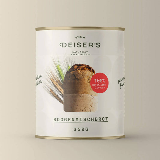 Deiser Dosenbrot Roggenmischbrot