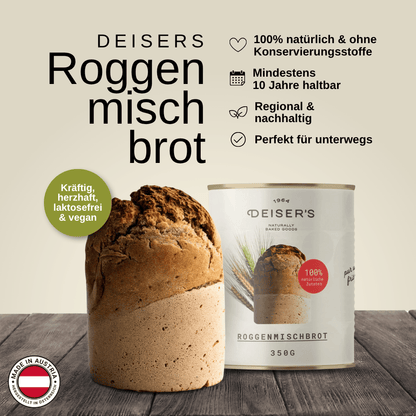 Deiser Dosenbrot Roggenmischbrot
