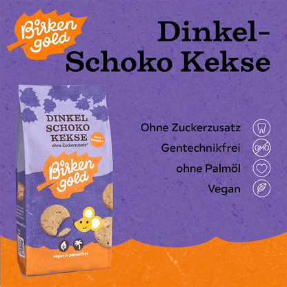 Dinkel-Schoko-Kekse