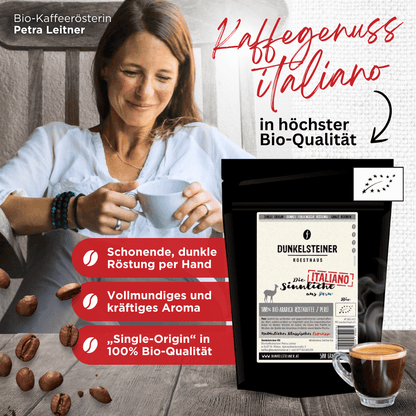 Bio Arabica Röstkaffee „Die Sinnliche“ Italiano