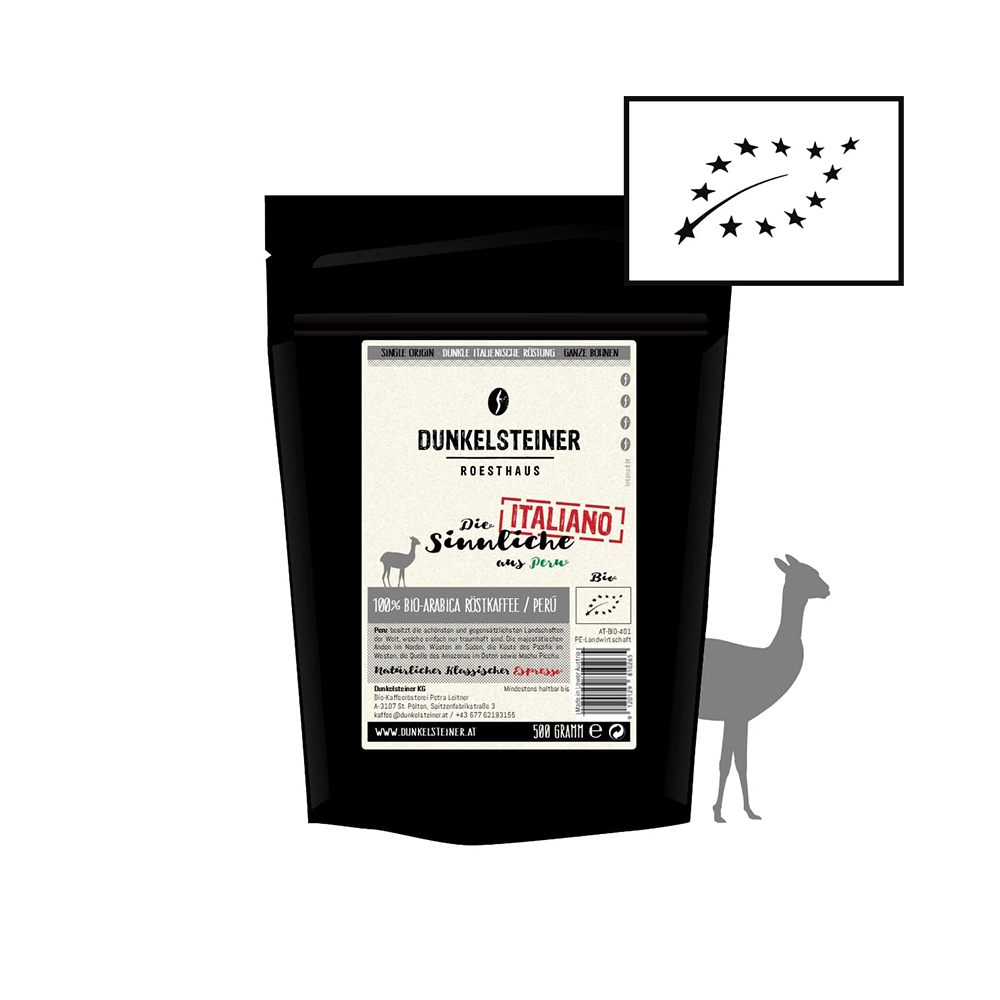 Bio Arabica Röstkaffee „Die Sinnliche“ Italiano