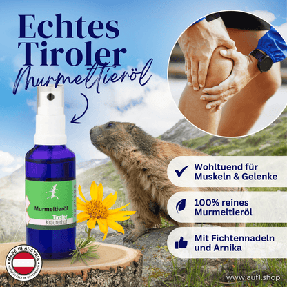 Echtes Tiroler Murmeltieröl