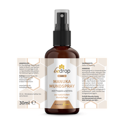 Manuka (Mund-) Spray mit Propolis und Anis (30ml)