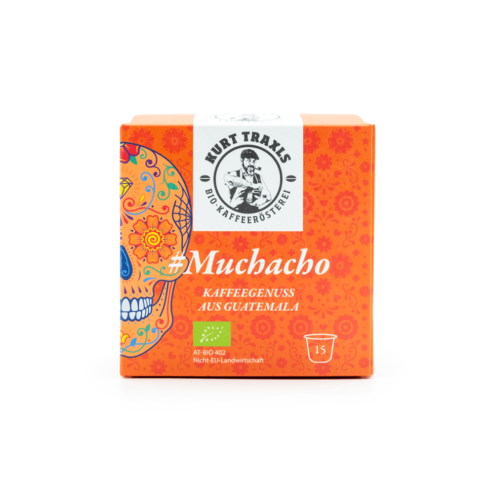 Kompostierbare Kaffeekapseln mit Bio Kaffee Muchacho