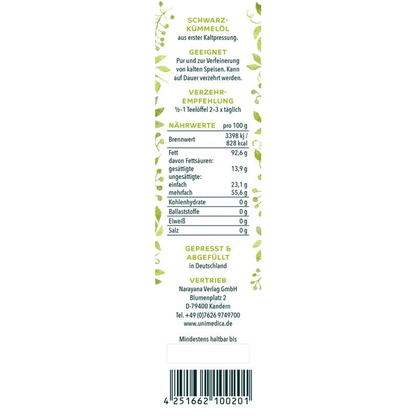 Schwarzkümmelöl gefiltert (250 ml)