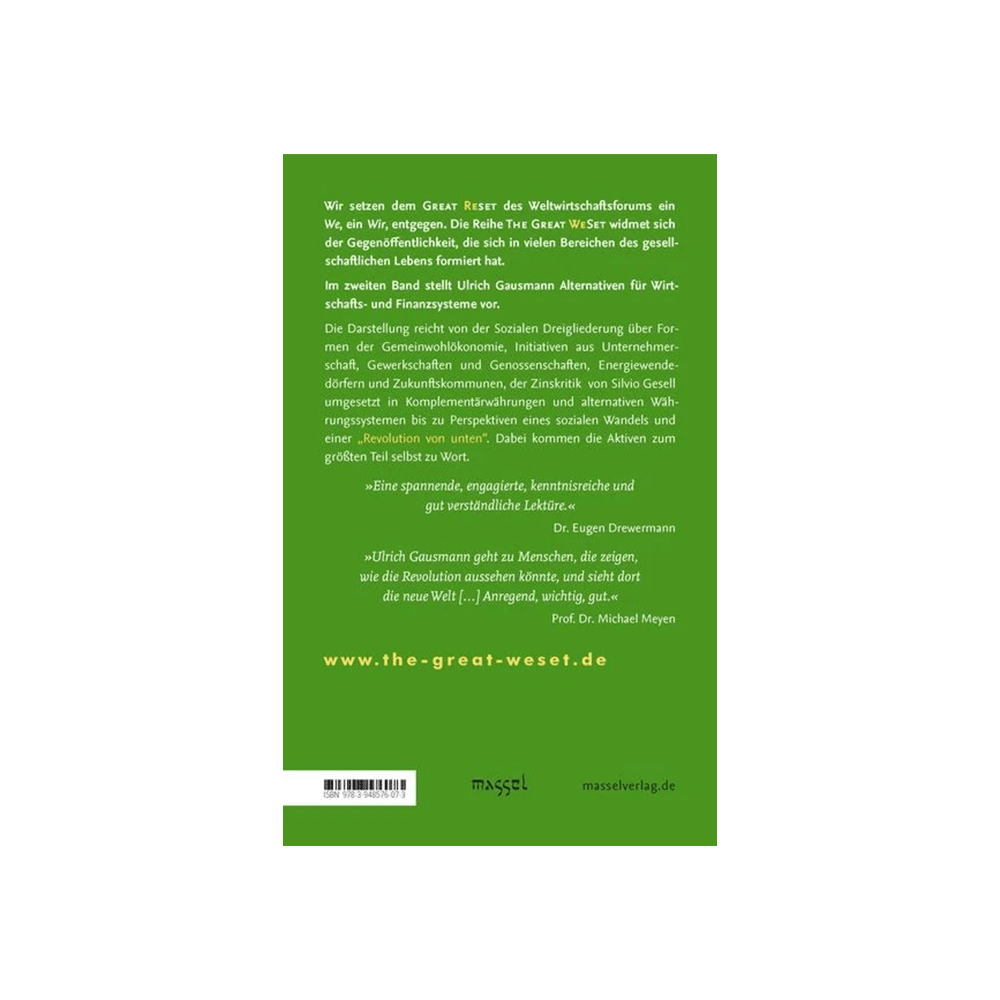 The Great WeSet: Wirtschaft und Finanzen neu gedacht