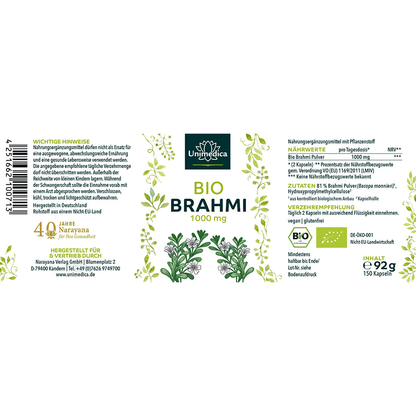 Bio Brahmi Kapseln