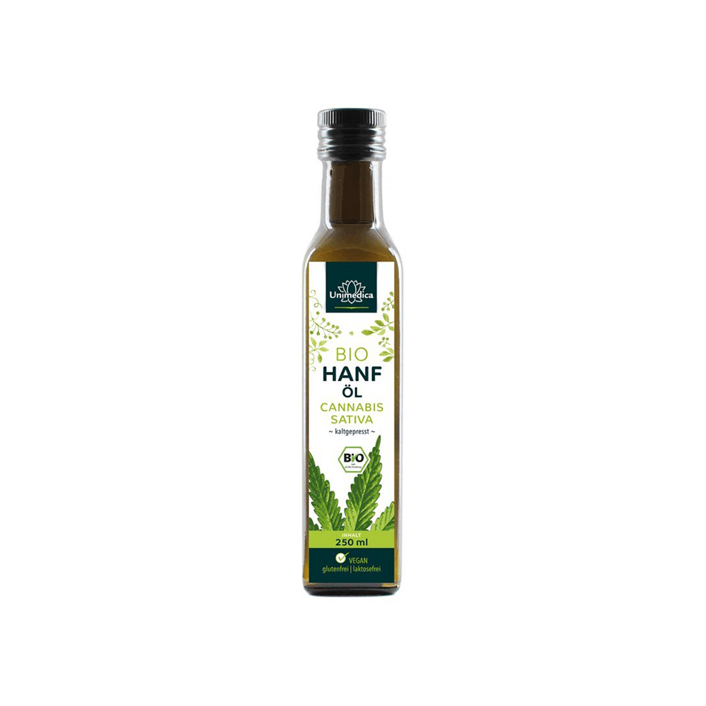 Bio Hanföl nativ und kaltgepresst