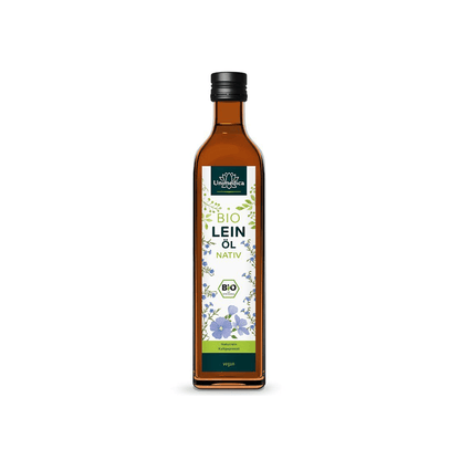 Bio Leinöl nativ und kaltgepresst