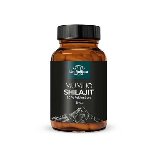 Mumijo Shilajit Kapseln mit 80 % Fulvinsäure