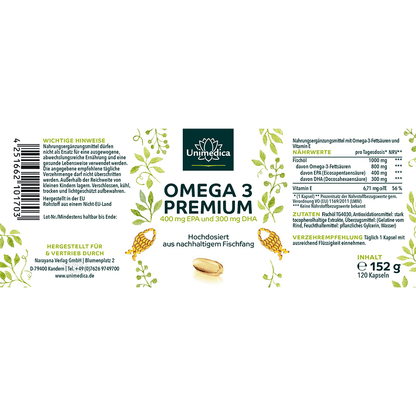 Omega-3 Premium Kapseln