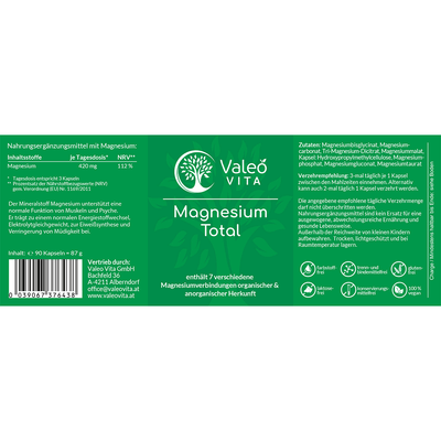 Magnesium Total (120 Kapseln)