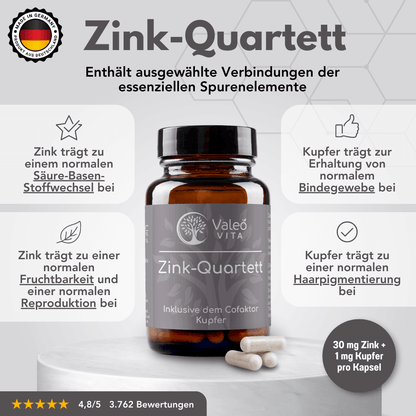 Zink-Quartett Kapseln