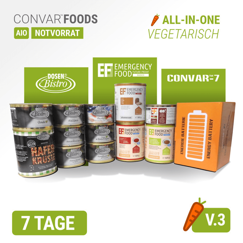 EF - 7 Tage Notvorrat Vegetarisch