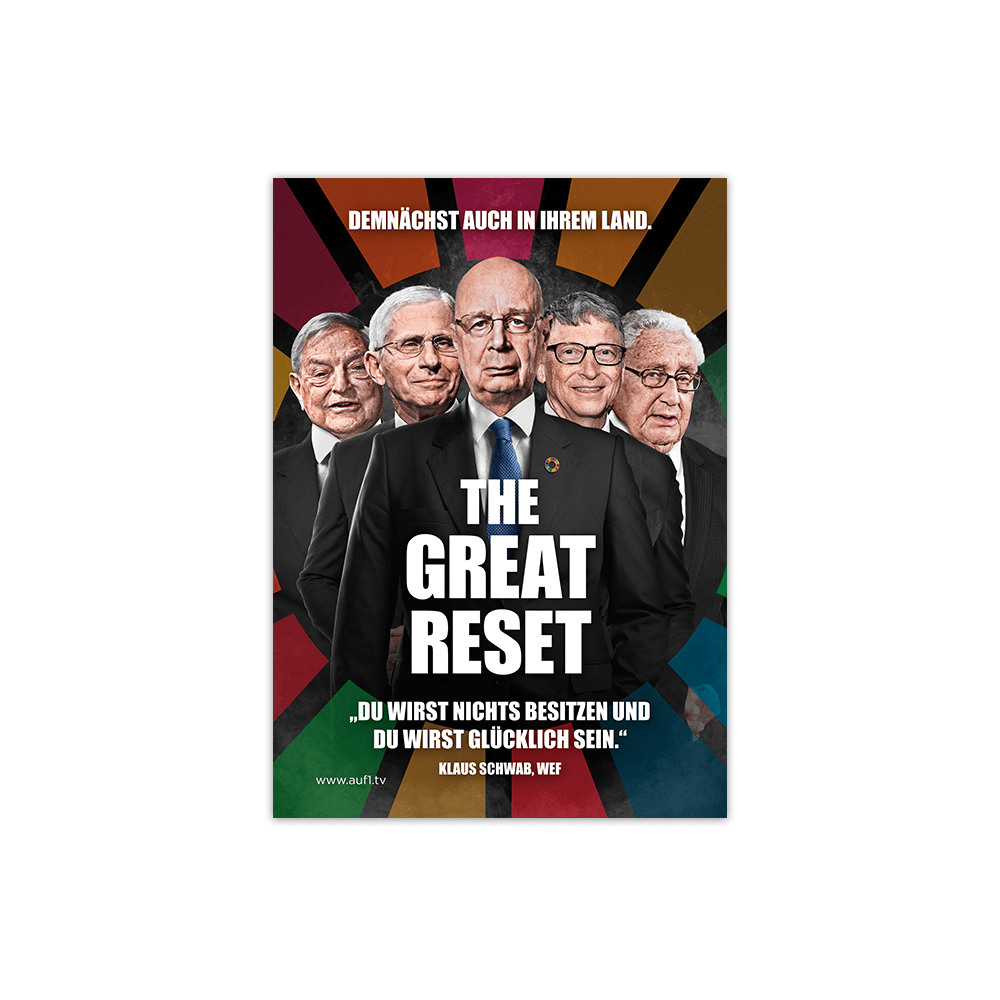 Aufkleber „Great Reset“