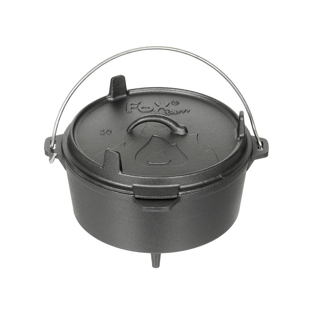 Dutch Oven, Feuertopf aus Gusseisen