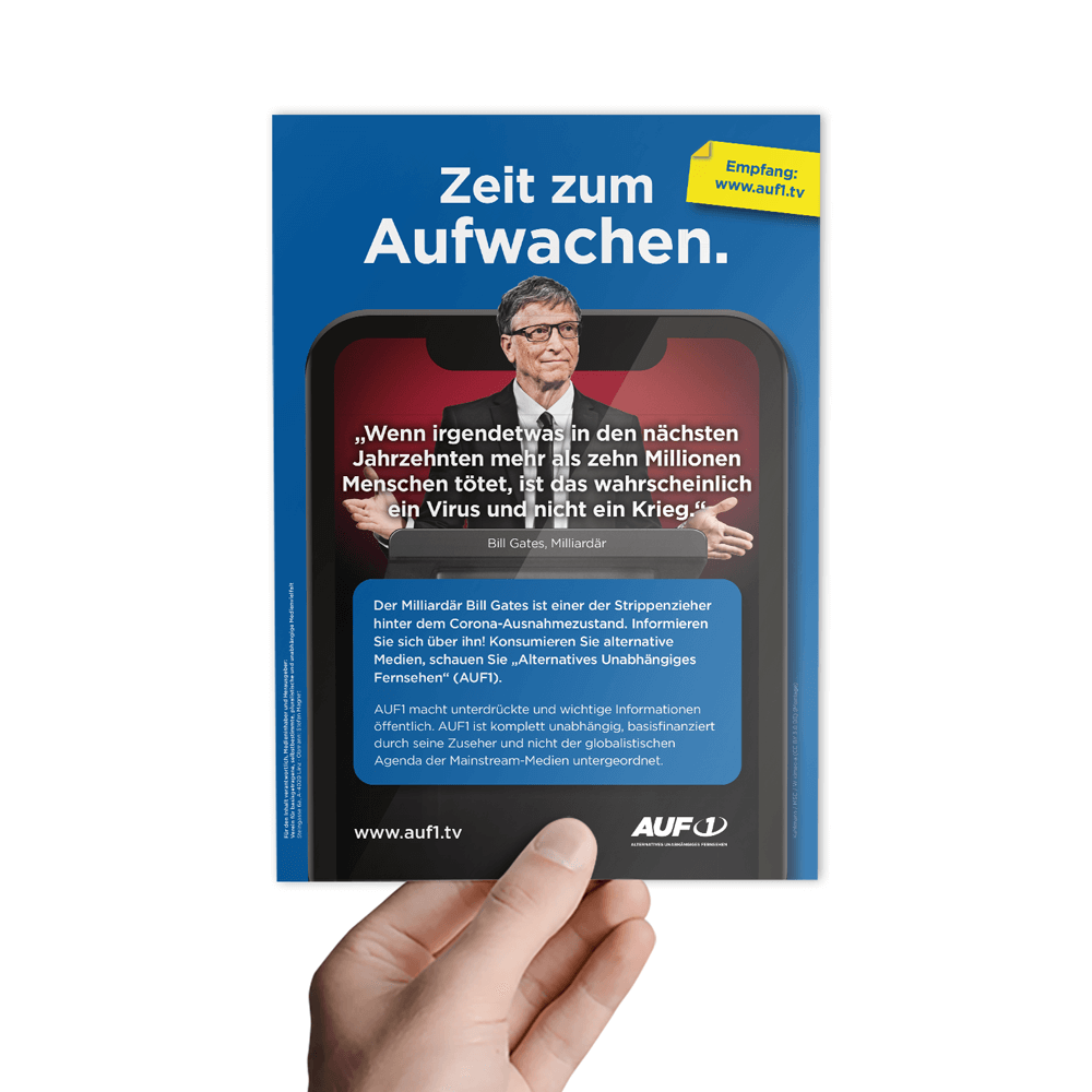 Flugblatt „Zeit zum Aufwachen“ (50 Stück)