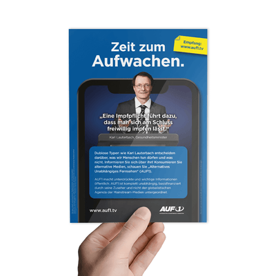Flugblatt „Zeit zum Aufwachen“ (50 Stück)