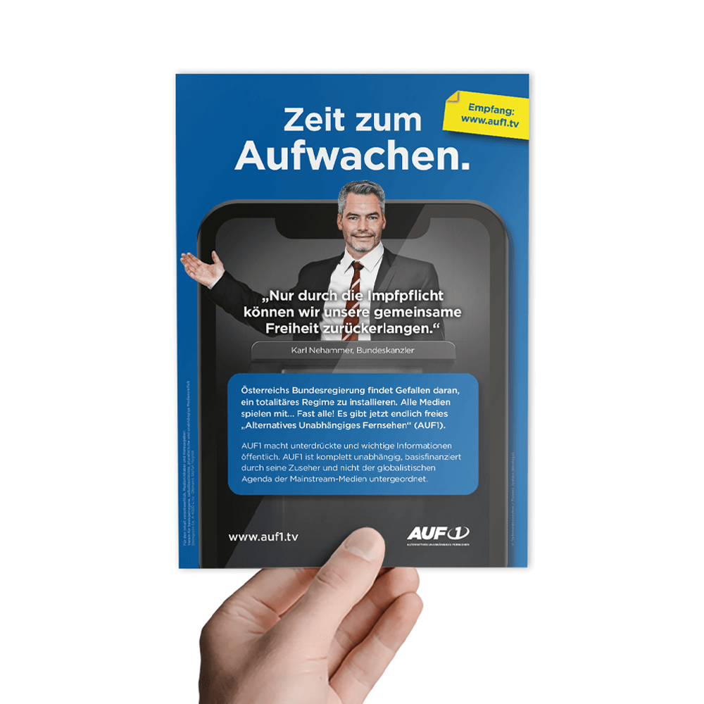 Flugblatt „Zeit zum Aufwachen“ (50 Stück)
